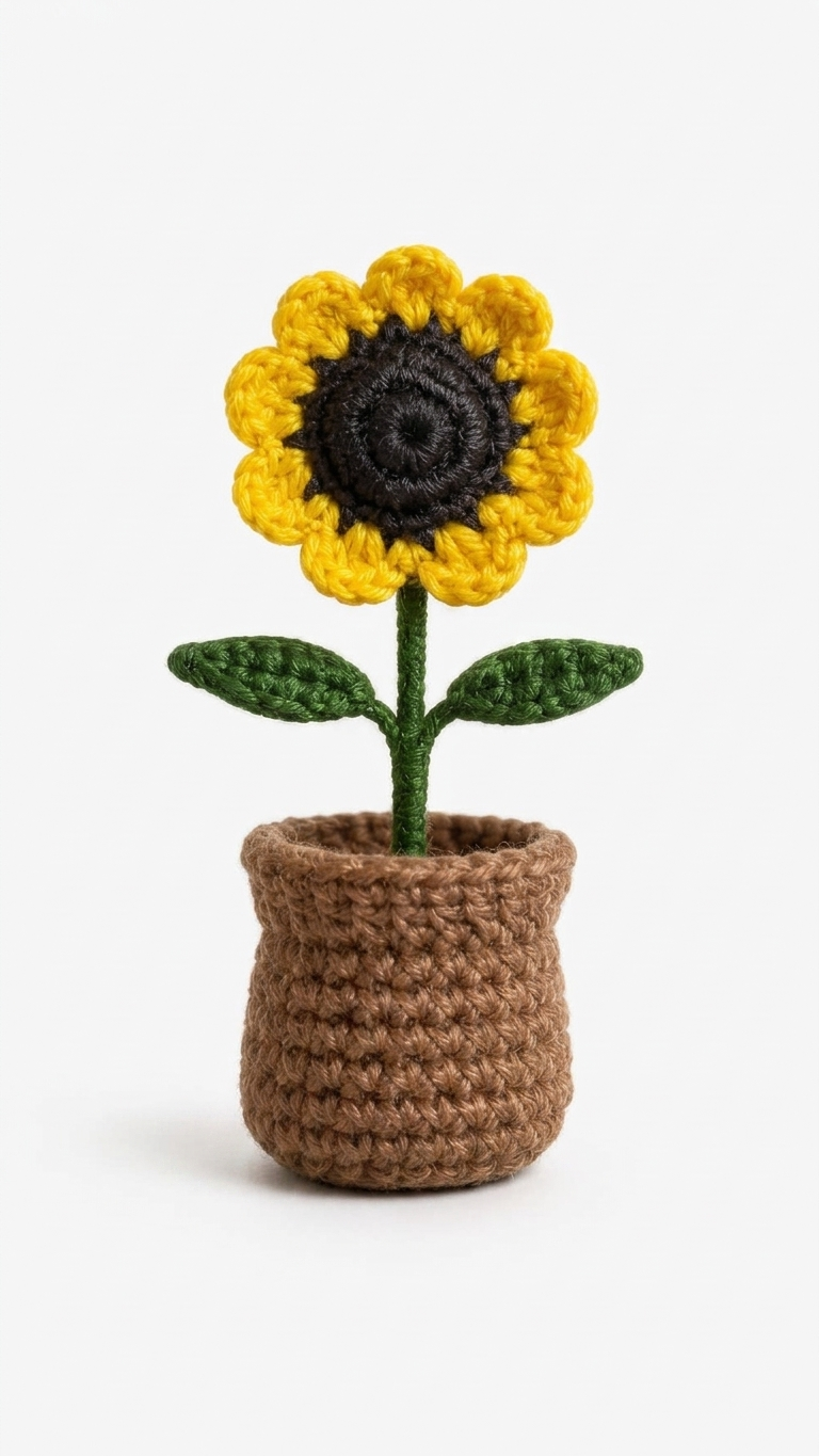 Sunflower Pot