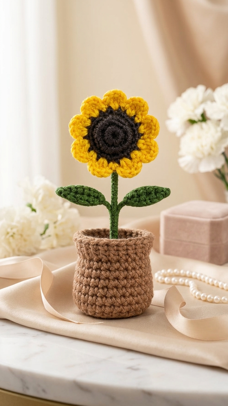 Sunflower Pot