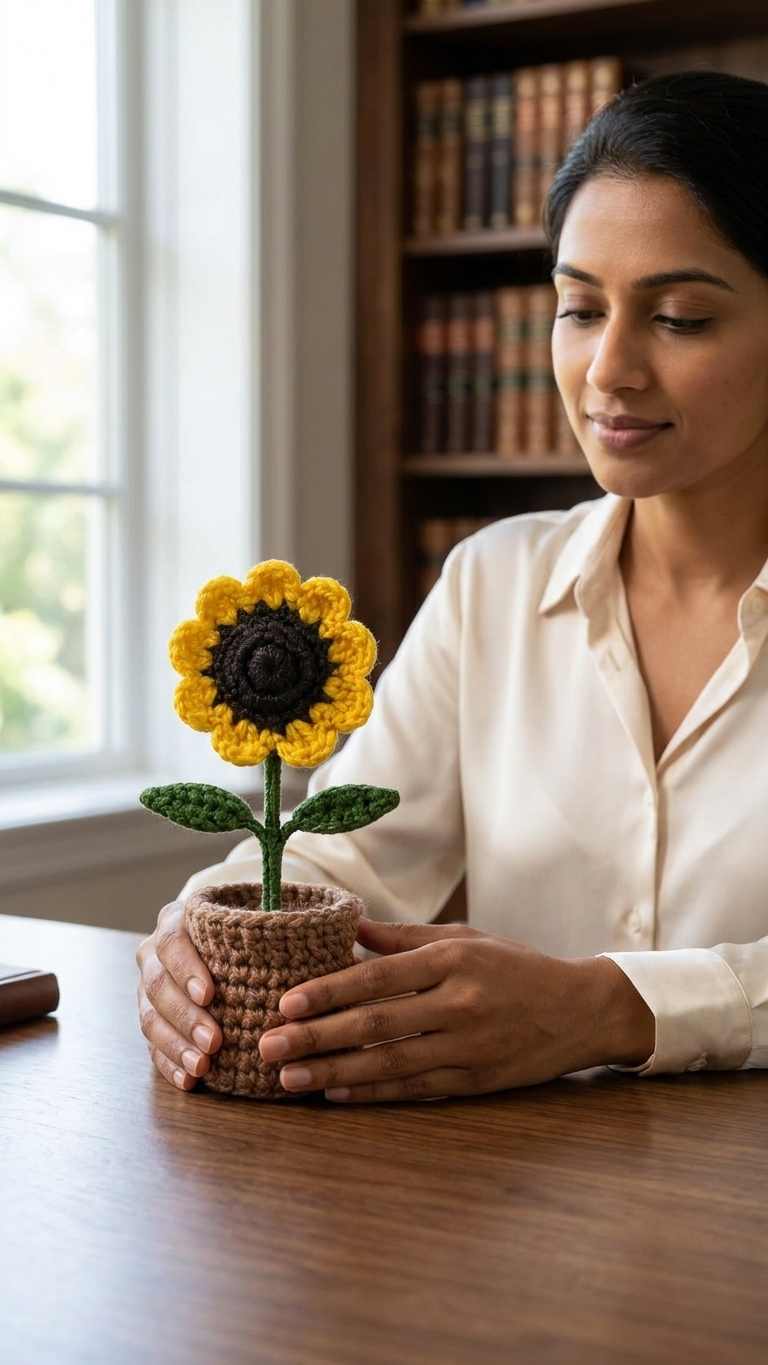 Sunflower Pot